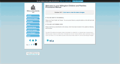Desktop Screenshot of hillingdonchildcare.proceduresonline.com
