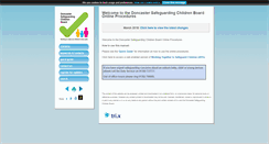 Desktop Screenshot of doncasterscb.proceduresonline.com