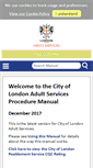 Mobile Screenshot of cityoflondonadults.proceduresonline.com