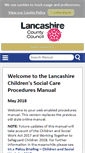 Mobile Screenshot of lancashirecsc.proceduresonline.com