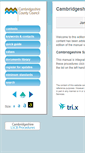 Mobile Screenshot of cambridgeshirecin.proceduresonline.com