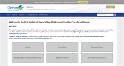 Desktop Screenshot of devonchildcare.proceduresonline.com