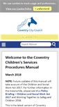 Mobile Screenshot of coventrychildcare.proceduresonline.com