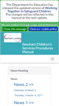 Mobile Screenshot of newhamchildcare.proceduresonline.com