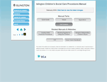 Tablet Screenshot of islingtonchildcare.proceduresonline.com