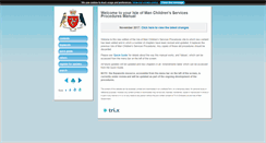 Desktop Screenshot of isleofmanchildcare.proceduresonline.com